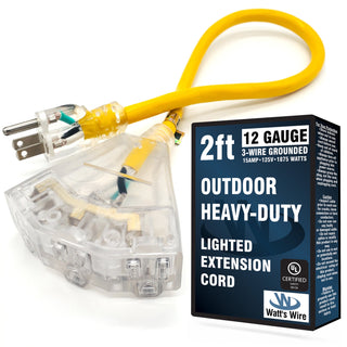 WW-12T002Y outdoor heavy duty extension cord